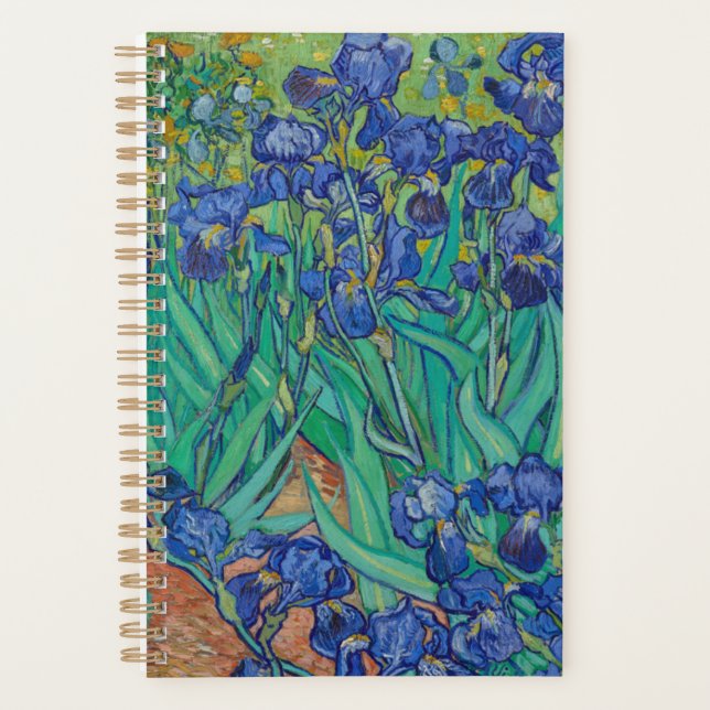 Van Gogh Irises Planner (Front)