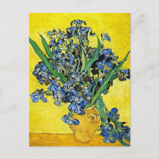 Van Gogh Irises Postcard (Front)