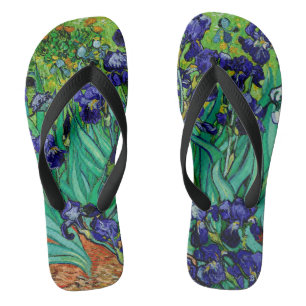 Van Gogh Irises/Purple/St. Remy Jandals