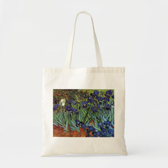 Van Gogh Irises Tote Bag (Front)