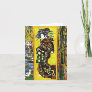 Van Gogh Japonaiserie Oiran Note Card