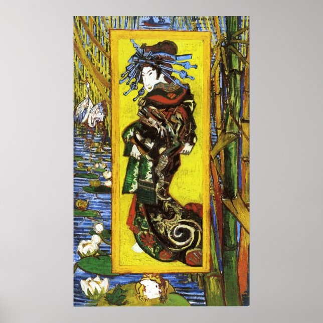 Van Gogh Japonaiserie Oiran Poster (Front)