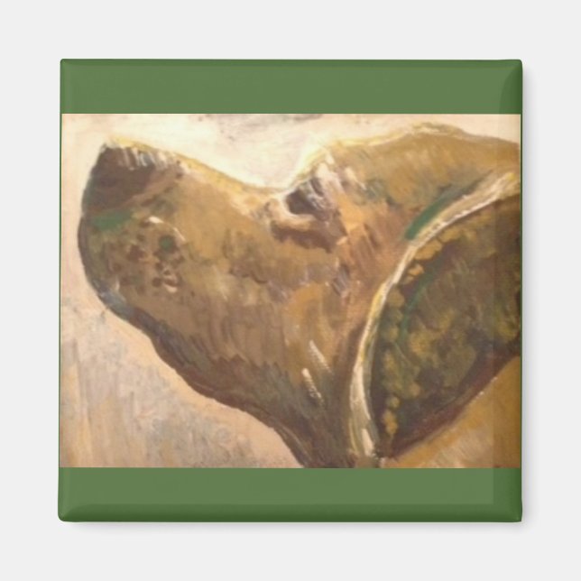 Van Gogh Lab Painting Magnet (Front)