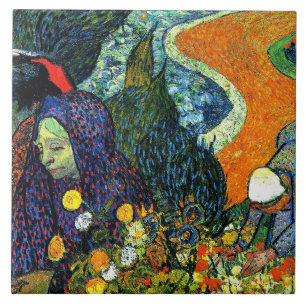 Van Gogh - Ladies of Arles, Tile