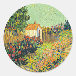 Van Gogh - Landscape, 1925-1928 Classic Round Sticker