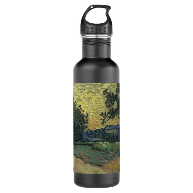 Van Gogh Landscape at Twilight 710 Ml Water Bottle (Front)