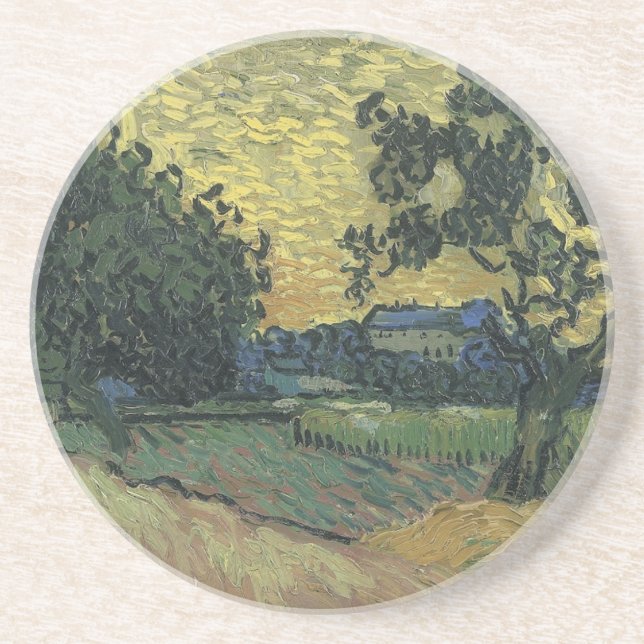Van Gogh Landscape at Twilight Coaster (Front)