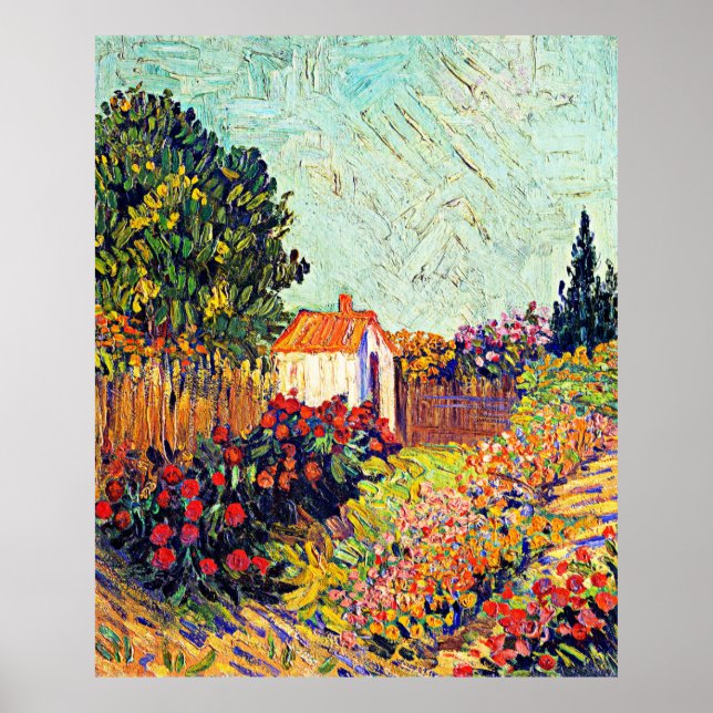 Van Gogh - Landscape, famous artwork, Poster (Front)