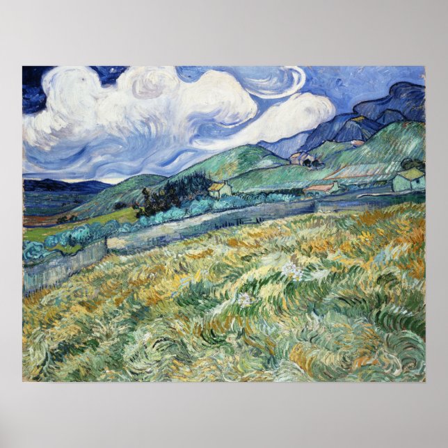 Van Gogh - Landscape From Saint-Remy Poster (Front)