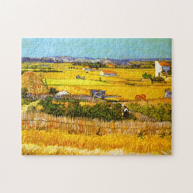 Van Gogh: Landscape Near Arles Jigsaw Puzzle (Horizontal)
