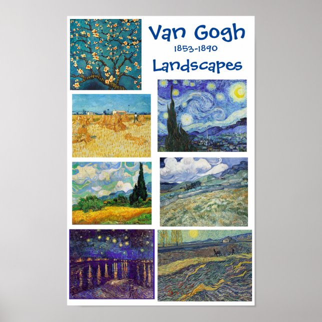 Van Gogh, Landscapes, Poster (Front)