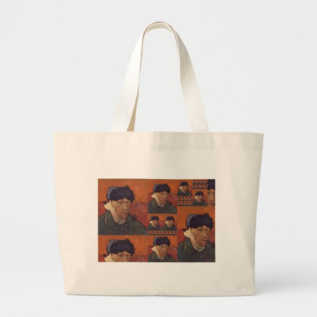 van gogh large tote bag (Front)