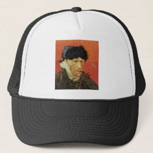 Van Gogh - Man With Pipe Trucker Hat