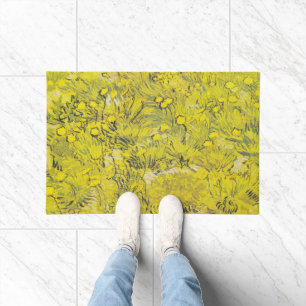 Van Gogh Meadow - Bright Yellow Wildflowers Doormat