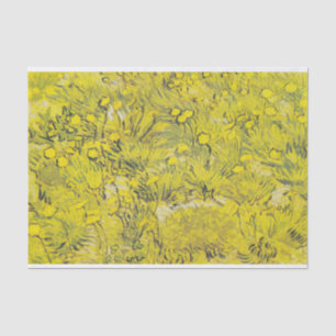 Van Gogh Meadow - Bright Yellow Wildflowers Tissue Paper