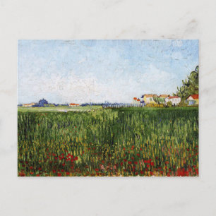 Van Gogh - Meadows with Poppies Postcard