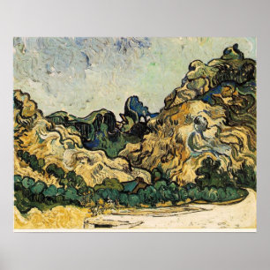 VAN GOGH - MOUNTAINS AT SAINT-REMY POSTER