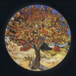 Van Gogh - Mulberry Tree, fine art Paper Plate<br><div class="desc">Mulberry Tree,  fine art landscape painting by Vincent van Gogh</div>