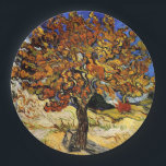 Van Gogh - Mulberry Tree, fine art Paper Plate<br><div class="desc">Mulberry Tree,  fine art landscape painting by Vincent van Gogh</div>