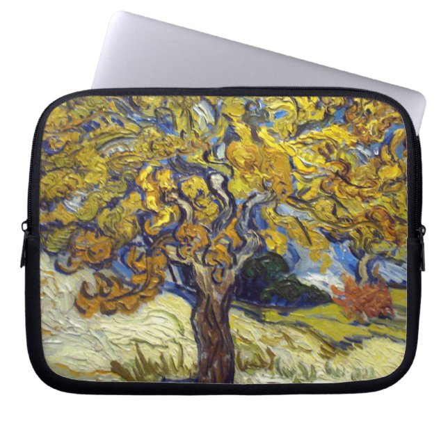 Van Gogh Mulberry Tree Impressionism Art Laptop Sleeve (Front)