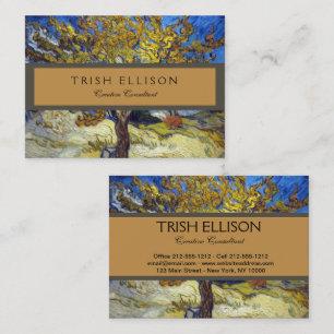 Van Gogh Mulberry Tree Masterpiece Art Business Card
