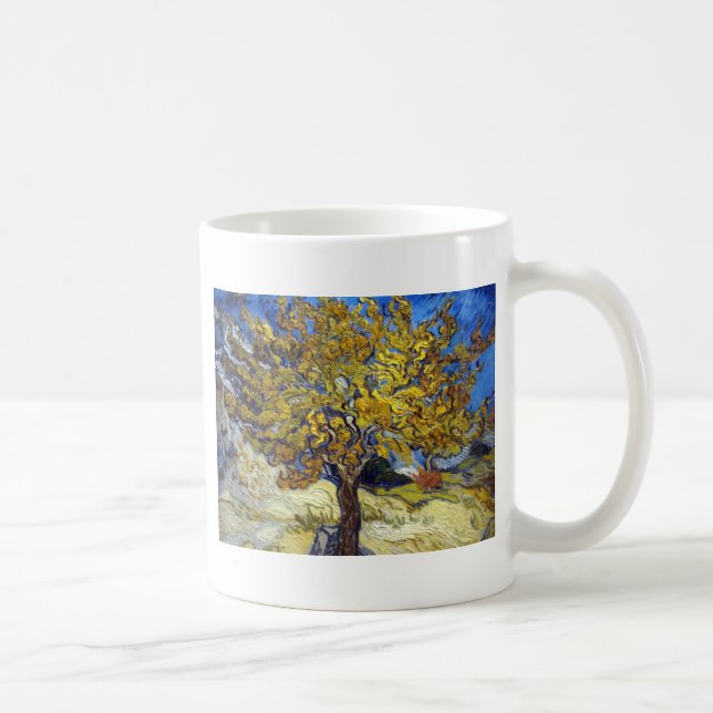 Van Gogh Mulberry Tree Masterpiece Art Coffee Mug (Right)