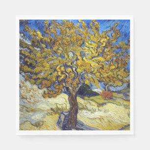 Van Gogh Mulberry Tree Masterpiece Art Napkin