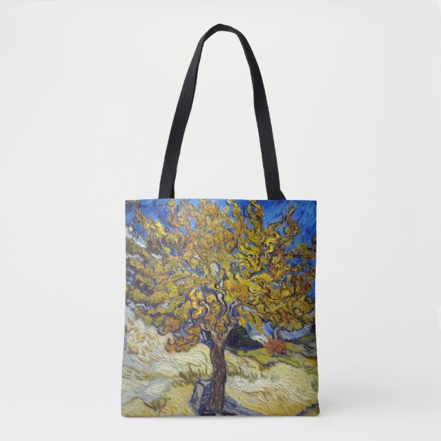 Van Gogh Mulberry Tree Masterpiece Art Tote Bag (Front)