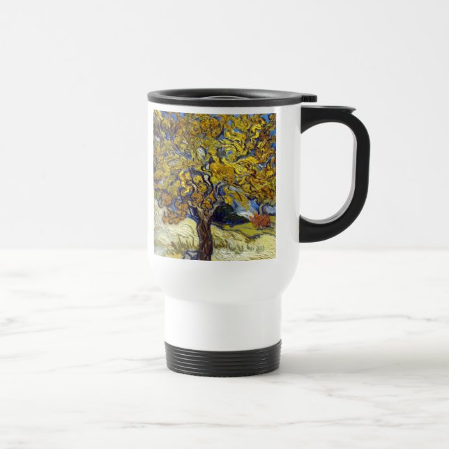 Van Gogh Mulberry Tree Masterpiece Art Travel Mug (Right)