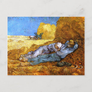 Van Gogh: Noon Rest from Work Postcard