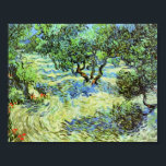 Van Gogh - Olive Grove - Bright Blue Sky Poster<br><div class="desc">This landscape masterpiece, titled Olive Grove - Bright Blue Sky is made by the famous artist, Vincent van Gogh using oil on canvas. It falls under the Post-Impressionism style and was complete by van gogh in 1889. Vincent van Gogh was a Dutch post-Impressionist painter whose work, noteable for its rough...</div>