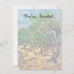 Van Gogh - Olive Grove Invitation