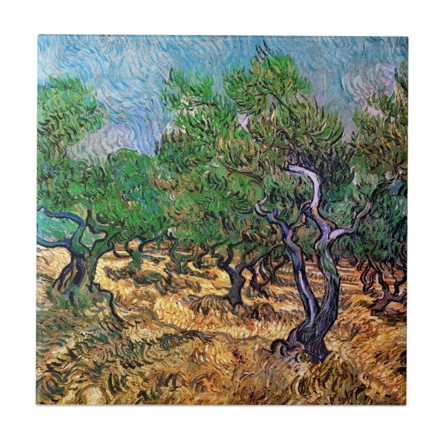 Van Gogh - Olive Grove Tile (Front)