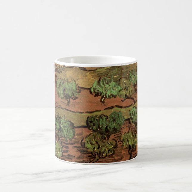Van Gogh Olive Trees Against a Slope of a Hill Coffee Mug (Center)