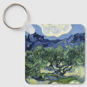 Van Gogh Olive Trees - Blue Mountain Art Key Ring