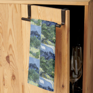 Van Gogh Olive Trees - Blue Mountain Art Tea Towel