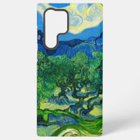 Van Gogh Olive Trees in a Mountainous Landscape