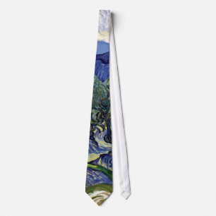 Van Gogh - Olive Trees In A Mountainous Landscape Tie
