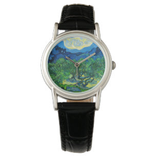 Van Gogh Olive Trees in a Mountainous Landscape Watch
