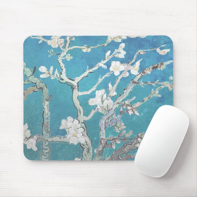 Van Gogh Painting Almond Blossom  Mouse Pad (With Mouse)