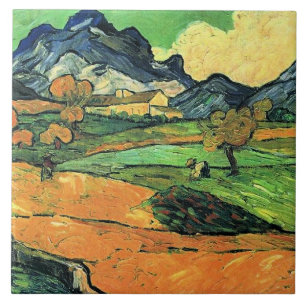 Van Gogh painting, Mount Gaussier, Tile