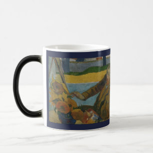 Van Gogh Painting Sunflowers by Paul Gauguin Magic Mug