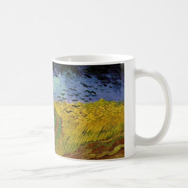 Van Gogh Paintings: Van Gogh Wheat Field Coffee Mug (Right)