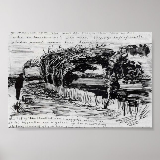 Van Gogh - Path to the Beach Poster (Front)