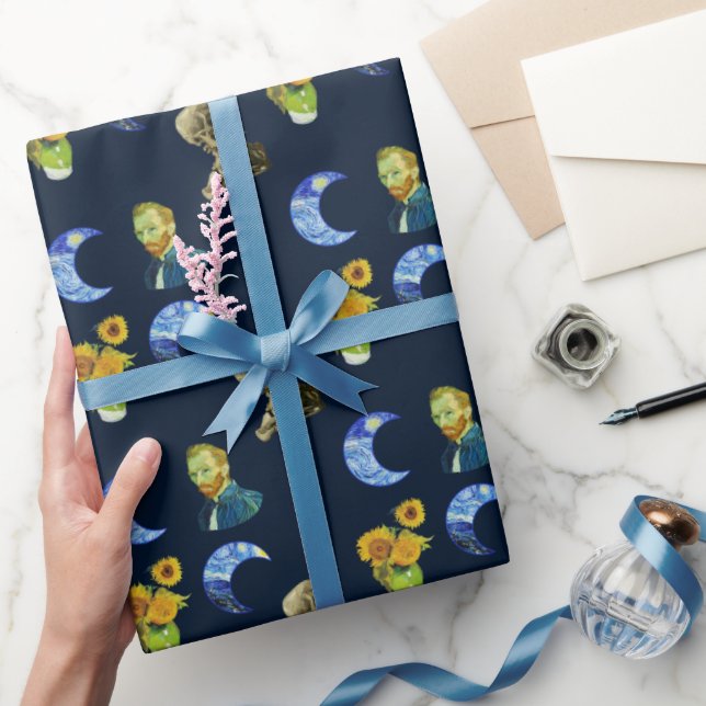 Van Gogh pattern Wrapping Paper (Gifting)