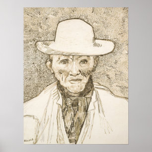 Van Gogh - Peasant From The Camargue Poster