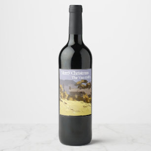 Van Gogh Personalised Wine Label