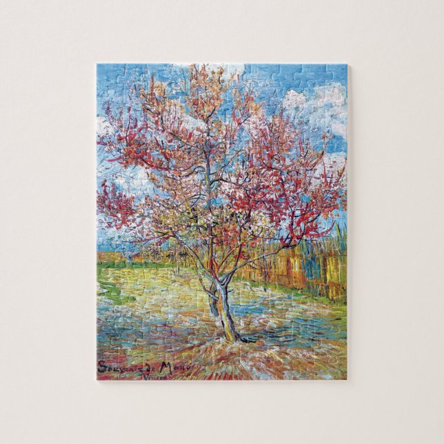 Van Gogh - Pink Peach Trees Jigsaw Puzzle (Vertical)