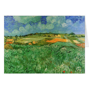 Van Gogh Plain Near Auvers, Vintage Fine Art