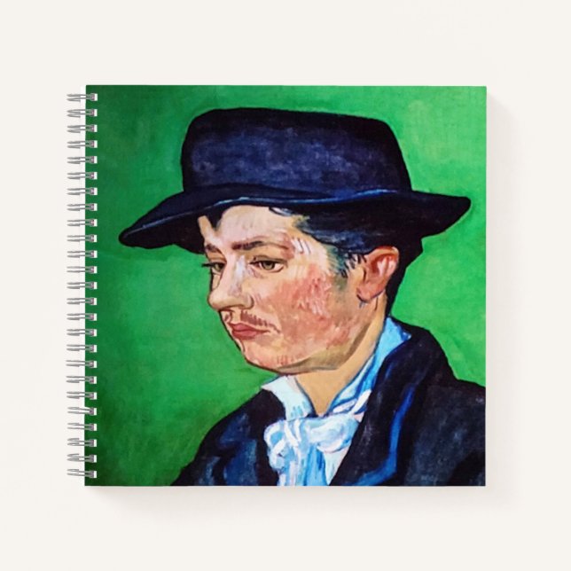 Van Gogh Portrait of Armand Roulin Notebook (Front)